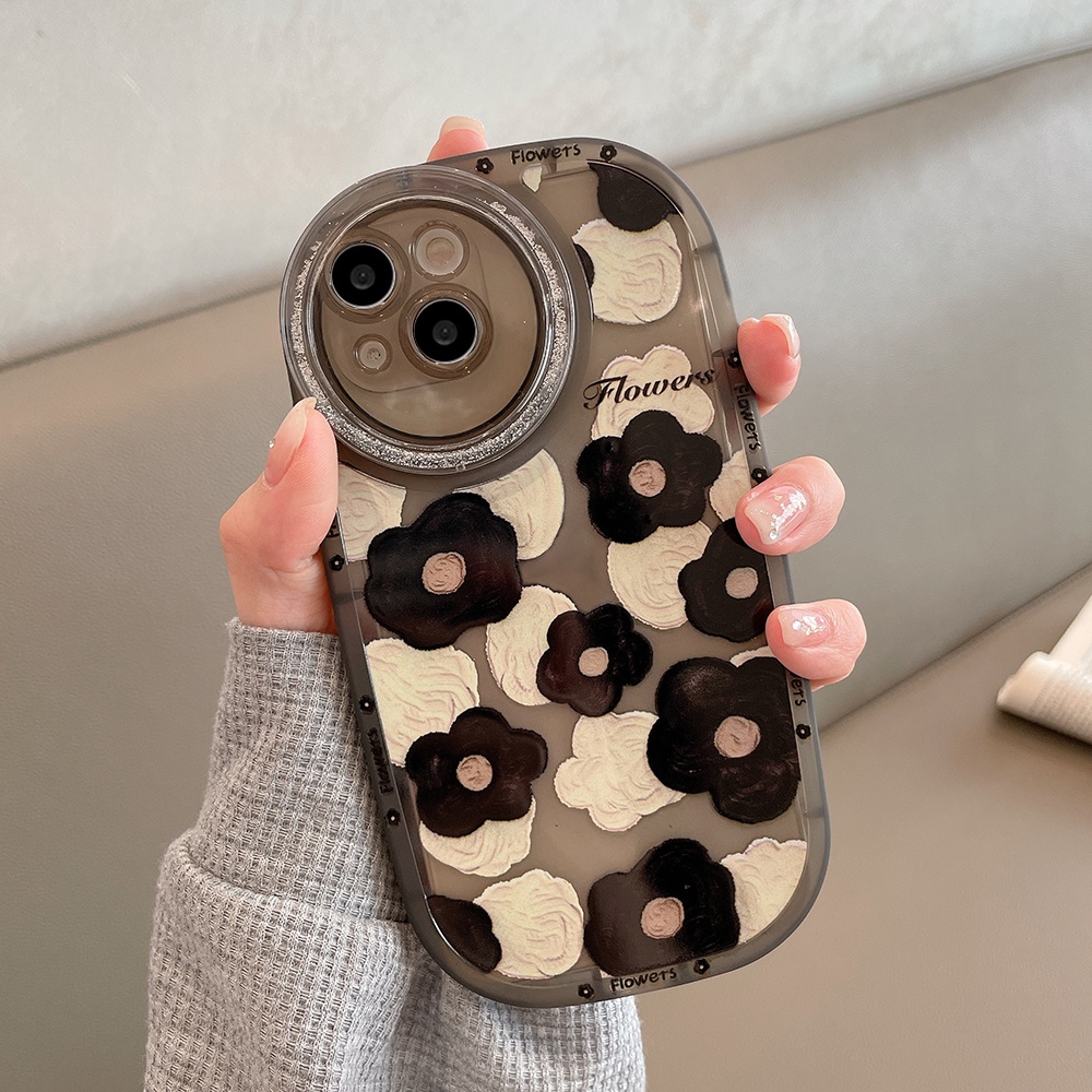 Ốp Điện Thoại TPU Mềm Chống Rơi Phối Kim Tuyến Nước Cho Iphone 14 13 12 11 Pro Max