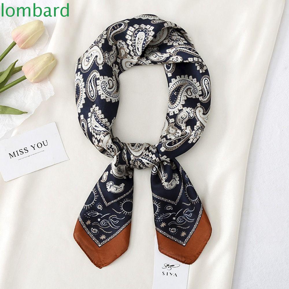 Khăn Quàng Cổ Lụa Hình Vuông Nhỏ Đơn Giản Phụ Kiện Trang Trí Cho Nữ Phong Cách Hàn Quốc