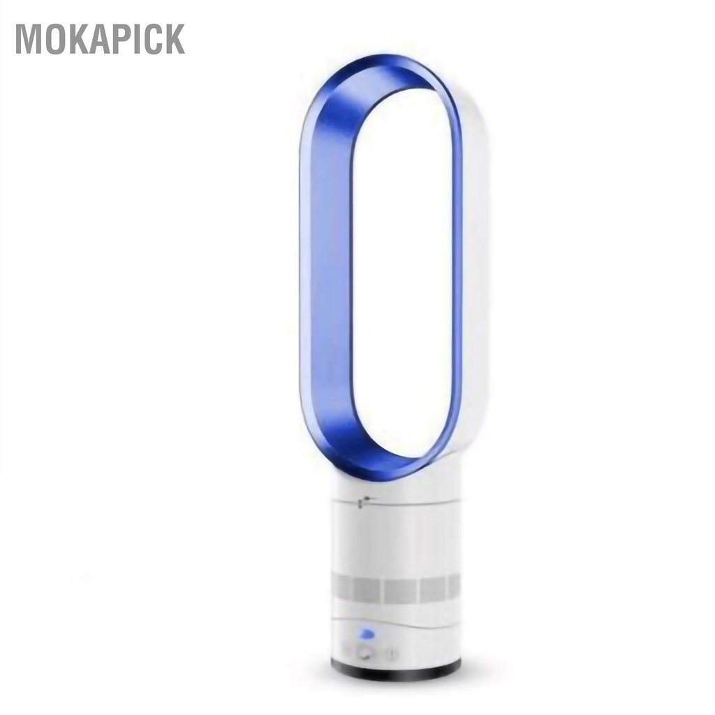 Mokapick Quạt Điện Không Cánh Thanh Lọc Khí Cực Êm Điều Khiển Từ Xa Sàn Hình Elip Cho Nhà Ký Túc Xá