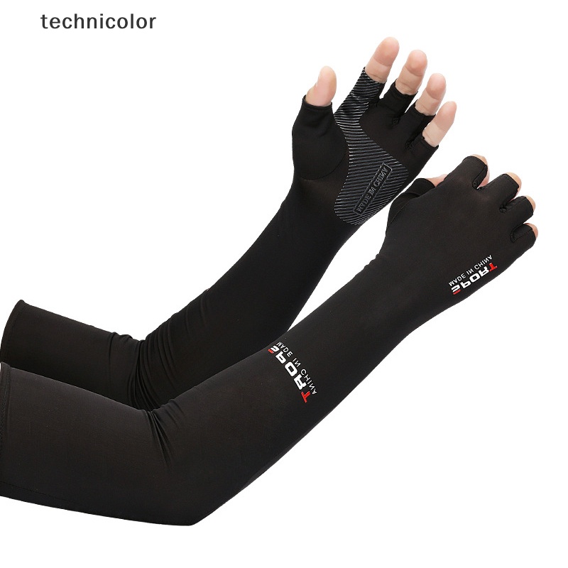 1 Cặp Ống Tay Áo Chống Tia UV Đi Xe Đạp Câu Cá 5 Ngón