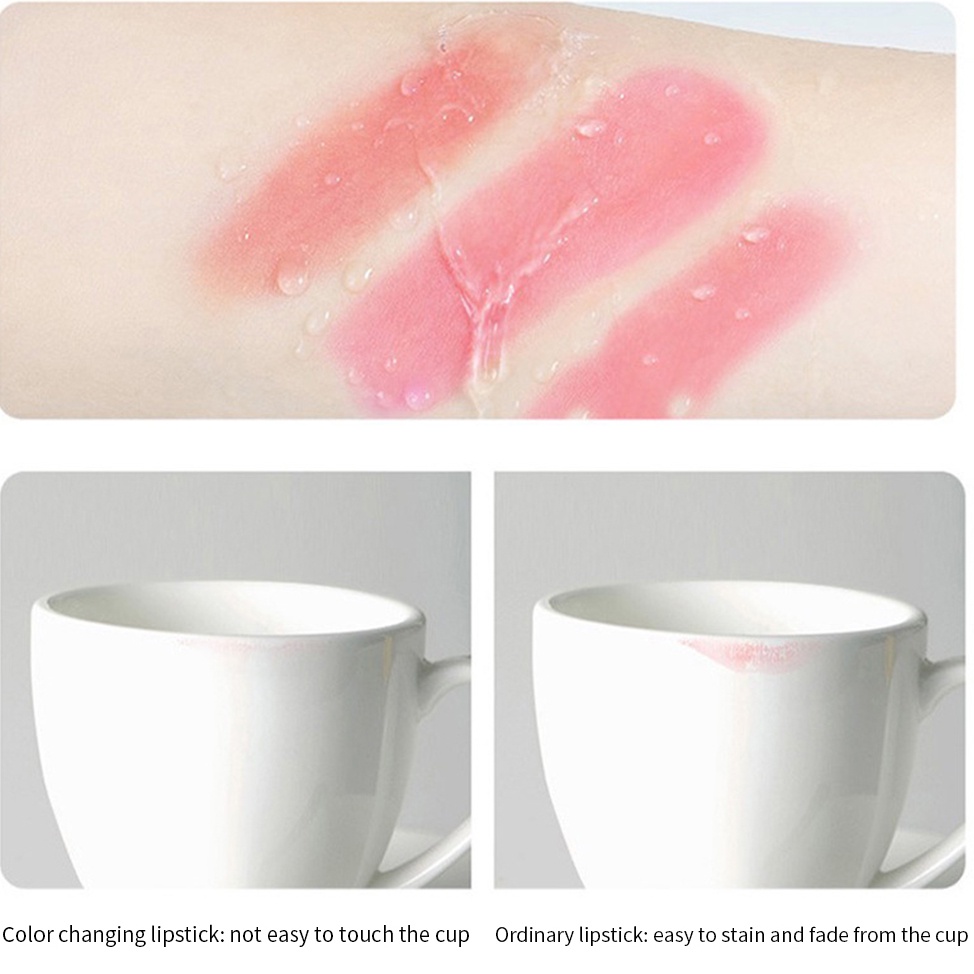 Son Môi Dưỡng Ẩm Chống Thấm Nước Lâu Trôi Không Dính Ly Màu Sắc Tươi Sáng Dành Cho Nữ