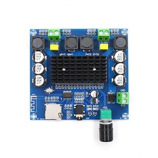 Bảng mạch khuếch đại âm thanh xh-a105 bluetooth 5.0 tda7498 2x100w hỗ trợ thẻ tf