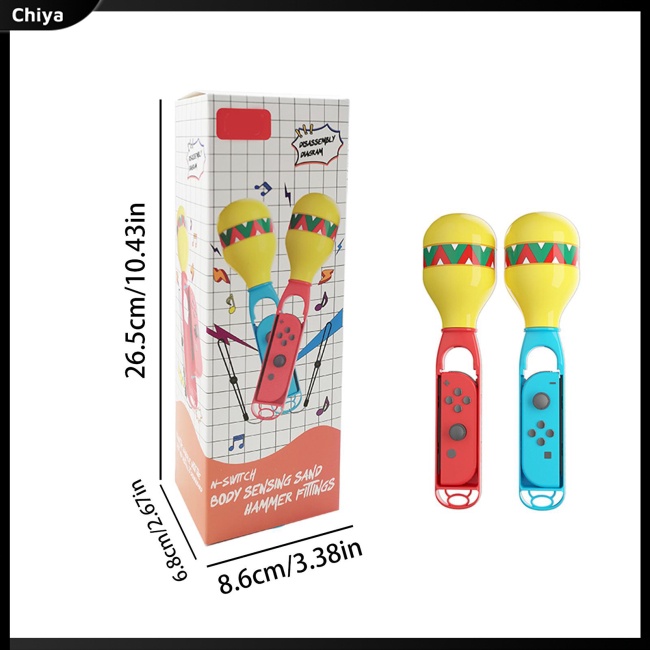 Bộ 2 Tay Cầm Điều Khiển Chơi Game Switch Trái Phải Nhỏ Gọn Kèm Dây Đeo Cổ Tay