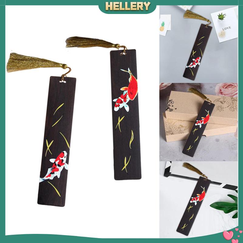 Thẻ Đánh Dấu Trang Sách Bằng Gỗ Phối Tua Rua Độc Đáo Trang Trí Lễ Tốt Nghiệp