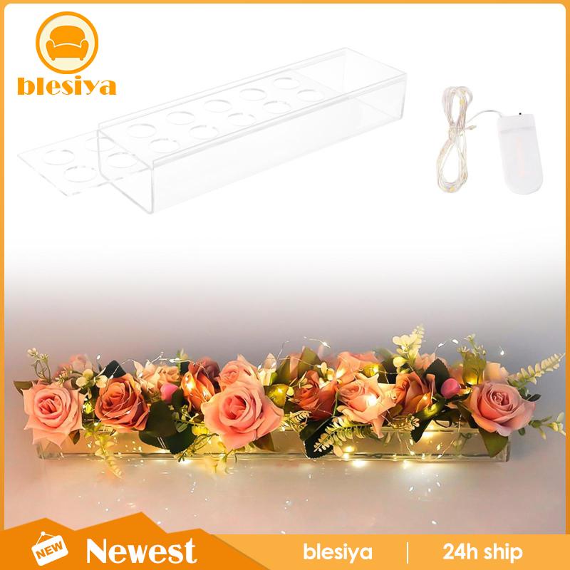 Bộ 10 Lọ Hoa Bằng Acrylic Dùng Trang Trí Bàn Tiệc Cưới