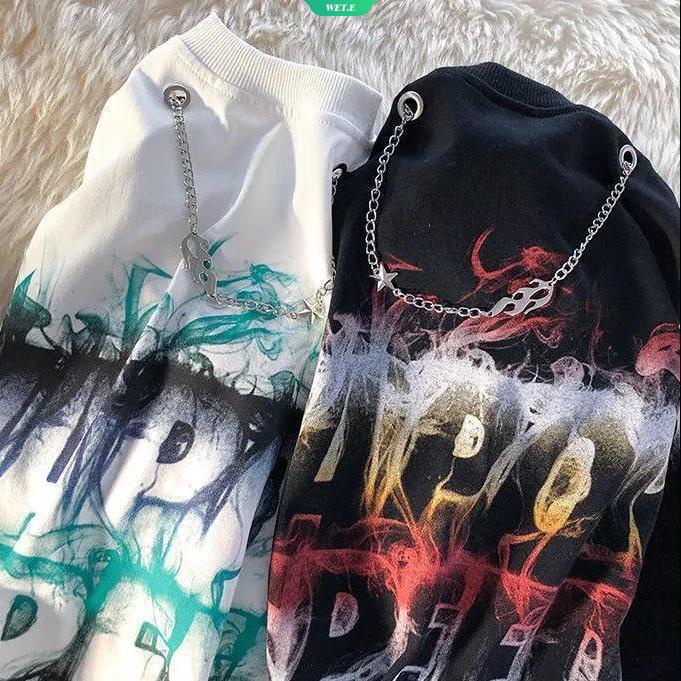 Áo Thun Ngắn Tay Họa Tiết Graffiti Mẫu Mới 2023 Thời Trang Mùa Hè Dành Cho Nam Nữ