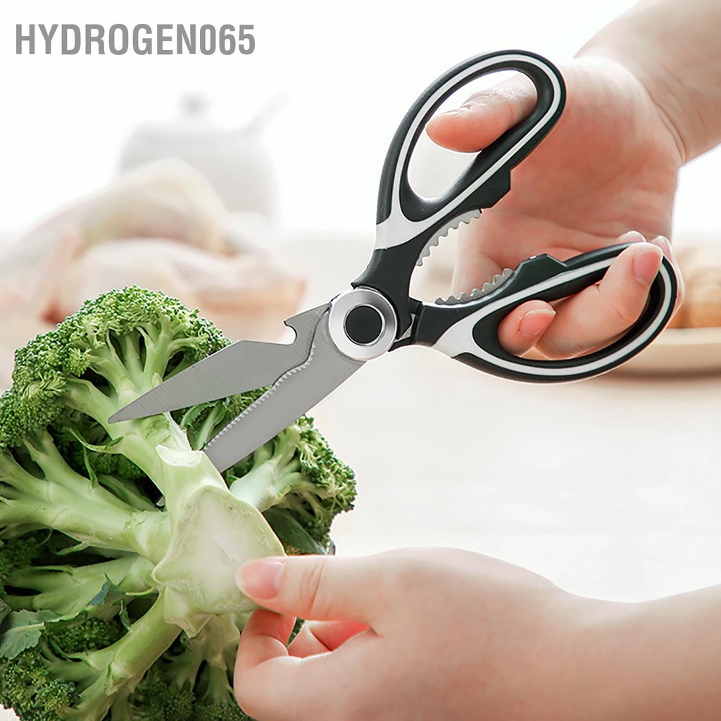 Hydrogen065 Kéo Nhà Bếp Thép Không Gỉ Hạng Nặng Cắt Nấu Ăn Đa Năng Cho Gia Cầm Rau Quả Các Loại Hạt Bình Cửa Chớp