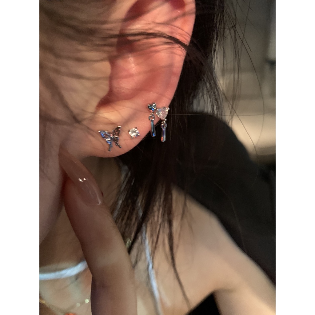 Bông Tai Hình Bướm Phong Cách Hàn Quốc Thời Trang Cho Nữ