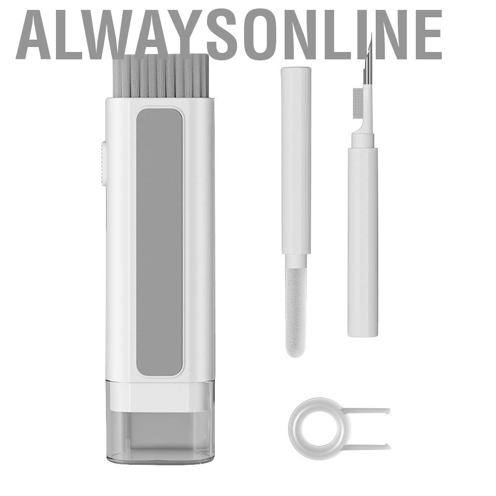 Alwaysonline  Cleaning Tools Earbuds Cleaner Brush Metal Pick Kit Port Tool for Earphones Headphones Cameras