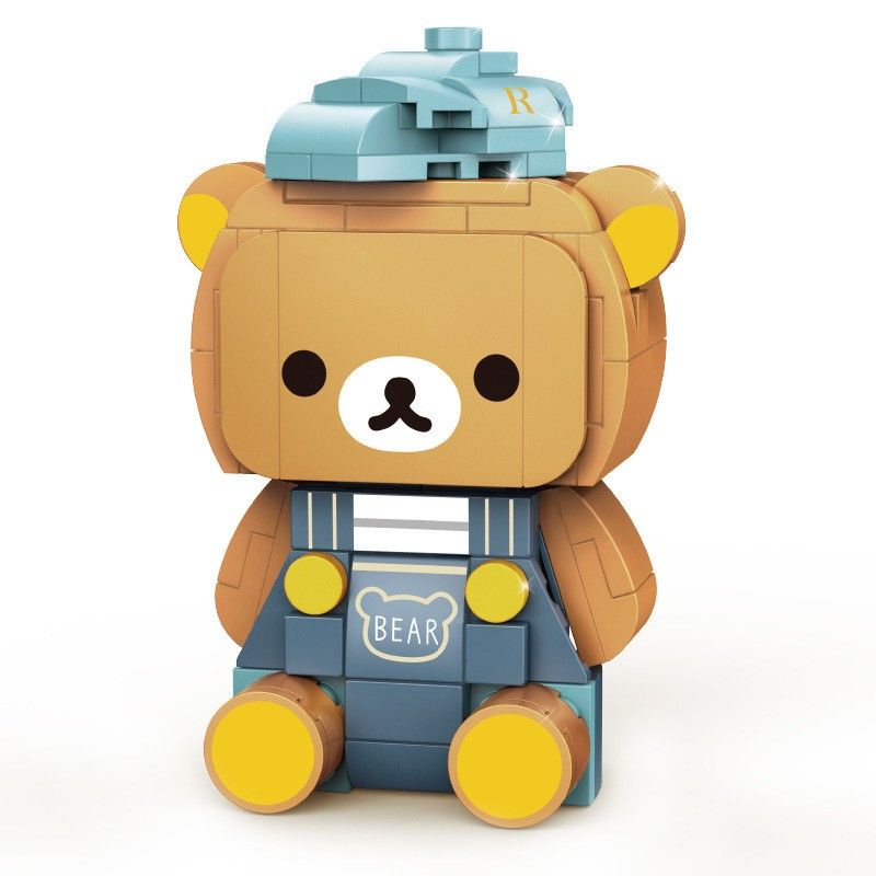 Đồ Chơi Lắp Ráp Mô Hình Rilakkuma Cho Trẻ Em