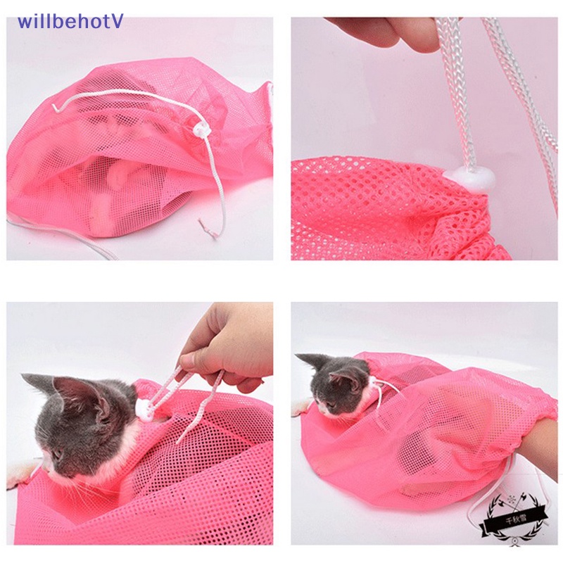 Túi Lưới Tắm Cho Mèo Tiện Dụng