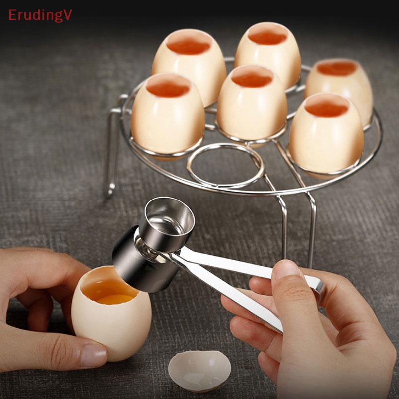 Kéo Cắt Vỏ Trứng Bằng Thép Không Gỉ [Mới] [Mới]