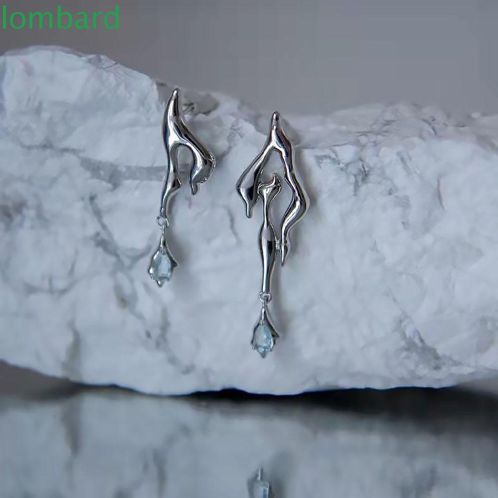 Bông Tai Dáng Dài Bằng Hợp Kim Thời Trang Cho Nữ