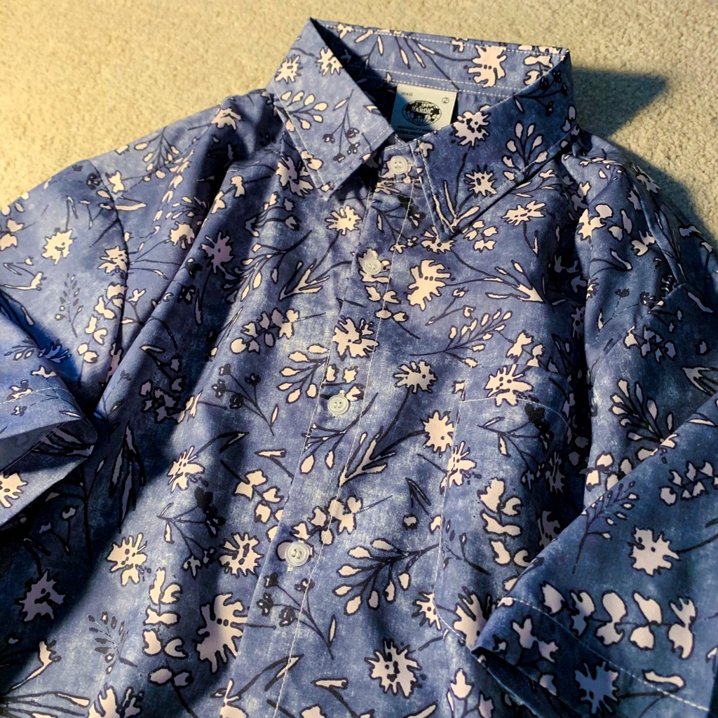 NRVP Áo Sơ Mi Nữ Ngắn Tay In Họa Tiết Độc Đáo Phong Cách Hàn Quốc Mới