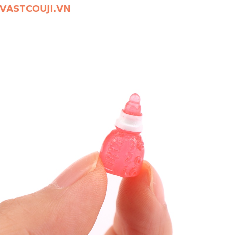 Bộ 5 Bình Sữa Mini Bằng Nhựa Phát Quang Độc Đáo Dùng Trang Trí DIY