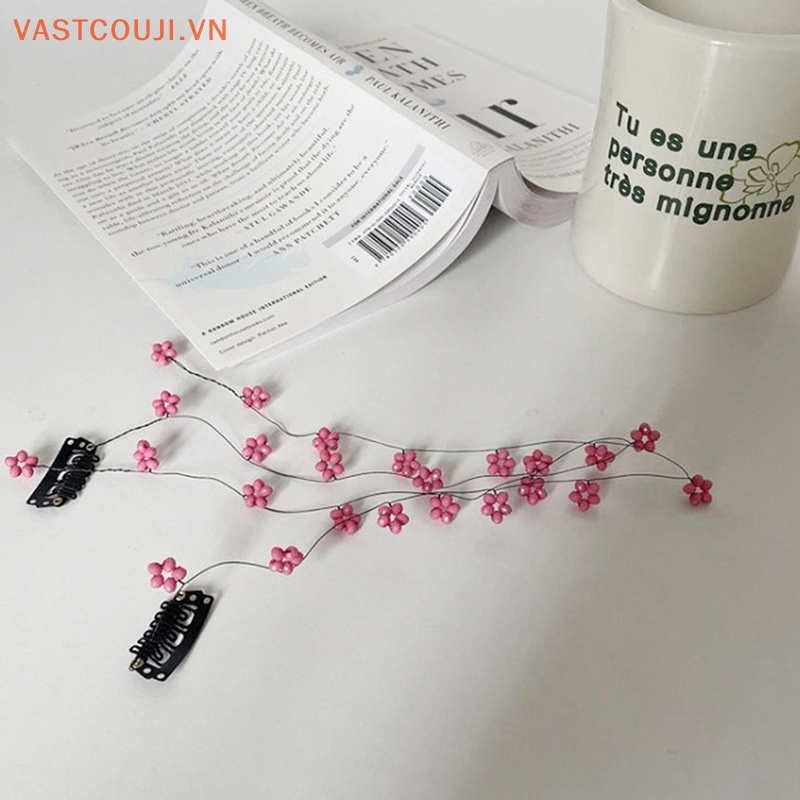 Kẹp Tóc Dạng Chuỗi Hoa Tua Rua Thời Trang Cho Nữ