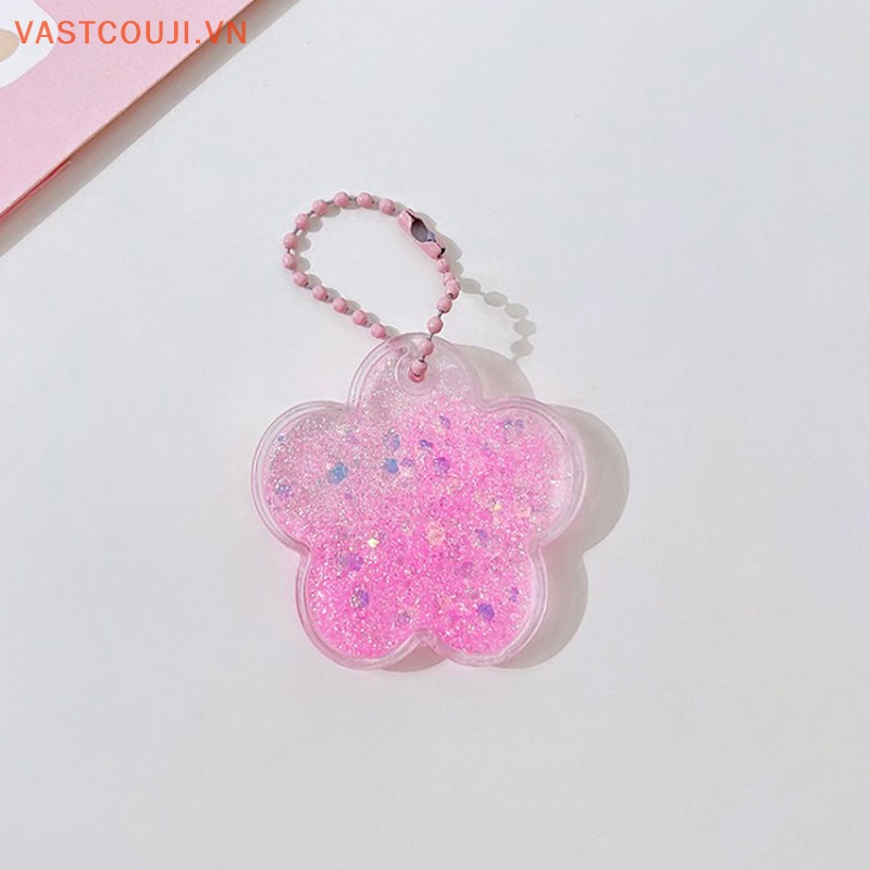 Nhãn Dán Acrylic Trong Suốt Họa Tiết Trái Tim VASTJI Kpop Guka Girl Trang Trí Album Ảnh DIY