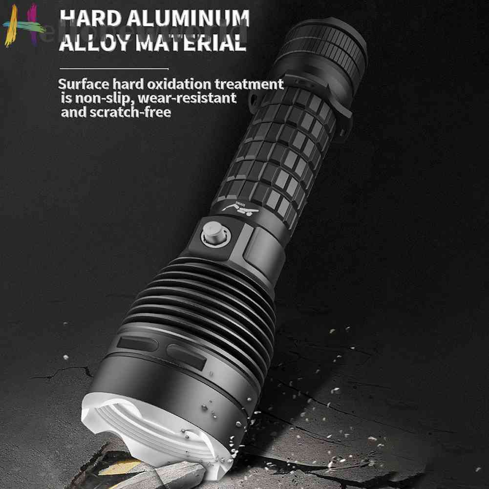 Đèn Pin XHP70 LED 3 Chế Độ Chống Trượt Tiện Dụng Khi Đi Cắm Trại Leo Núi