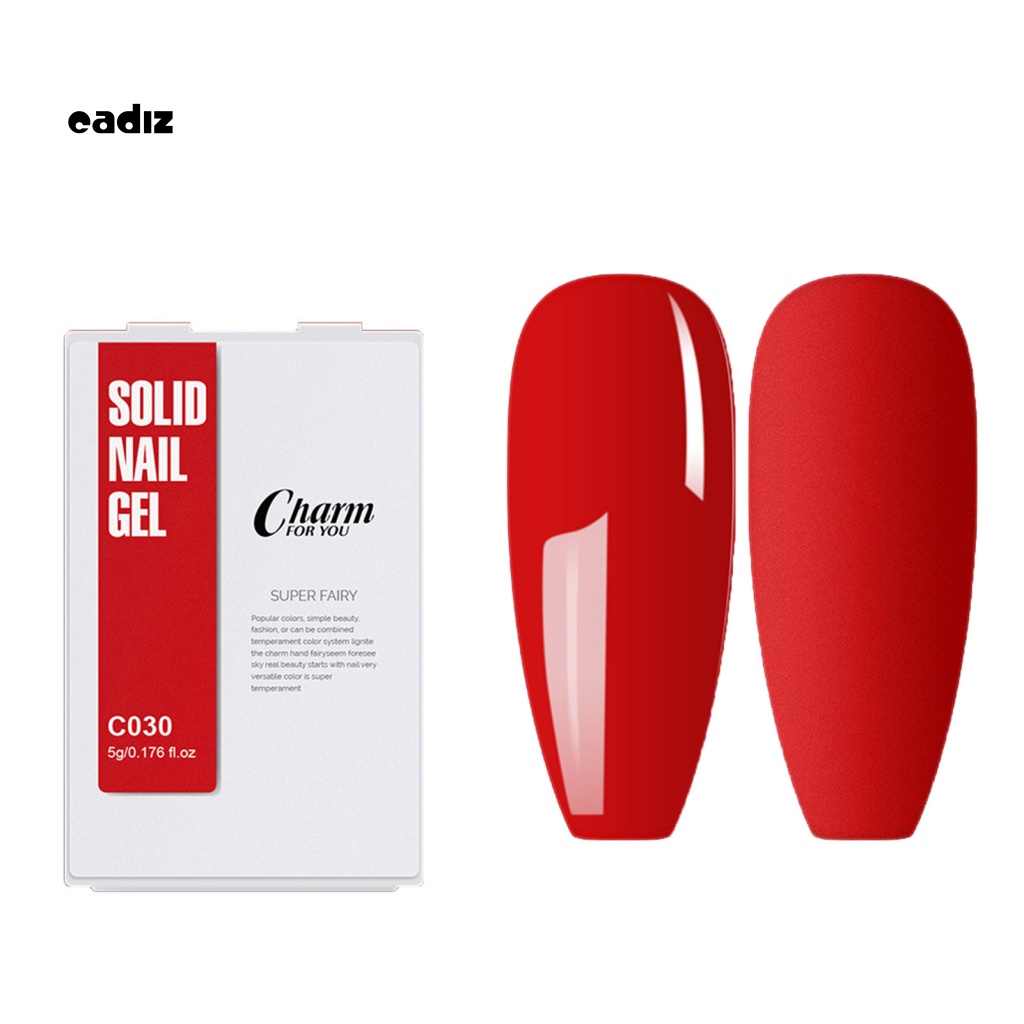 Bảng Màu Trang Trí Móng Nghệ Thuật 5g Màu Trơn Xinh Xắn