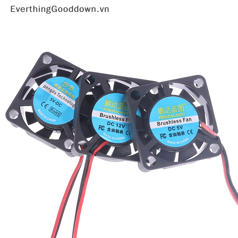 Everthinggooddown Mới Bảng Mạch Quạt Tản Nhiệt Mini Cho 2507 2CM USB 5v 12V 25X25X7MM 2507 vn