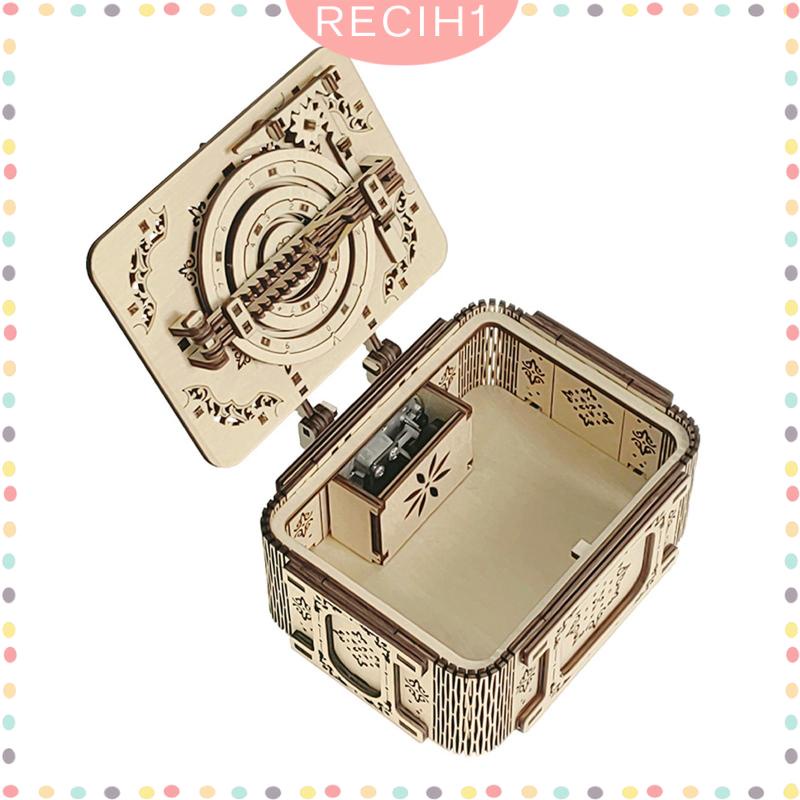 Hộp Nhạc Bằng Gỗ 3D Có Mật Khẩu Dành Cho Gia Đình