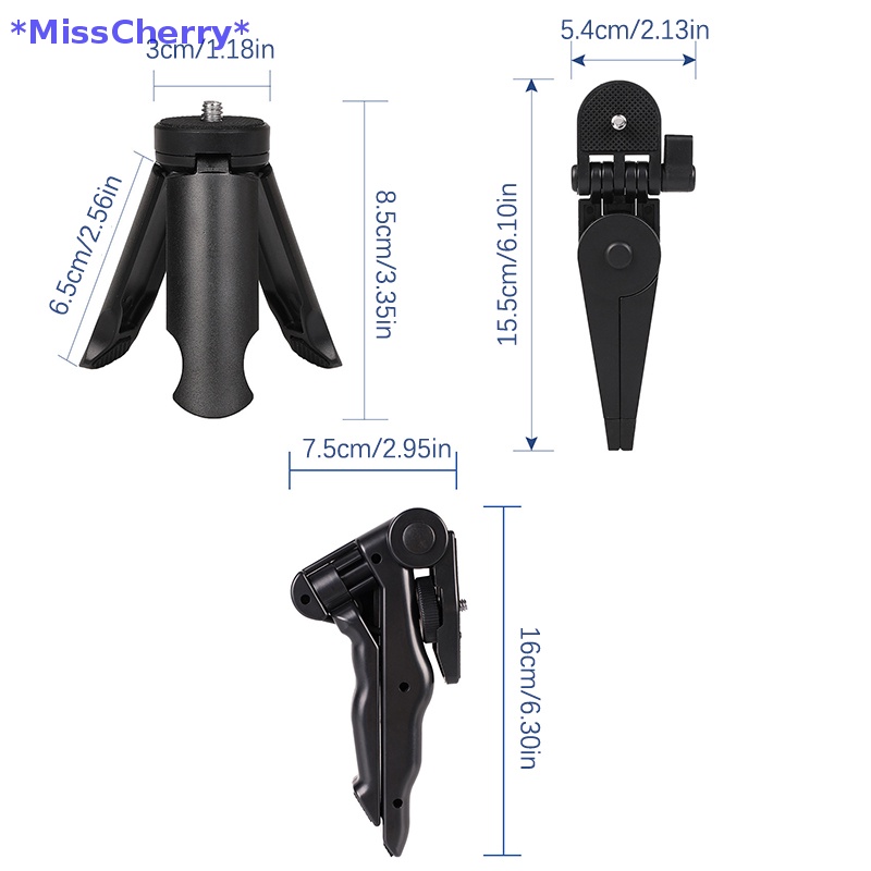 1 Giá Đỡ Ba Chân Mini Cho Điện Thoại / Máy Ảnh Tiện Dụng Mới