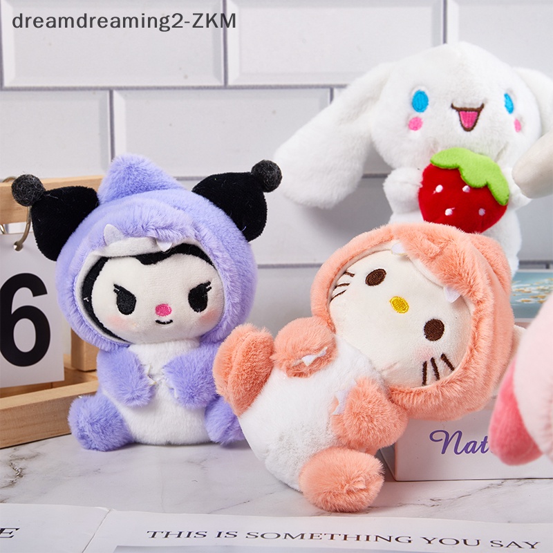 [Dreaming] Móc Chìa Khóa Dạng Thú Nhồi Bông Ngắn Hình Chú Chó Melody Kuromi Purin Dễ Thương Trang Trí Túi Xách [zkm]