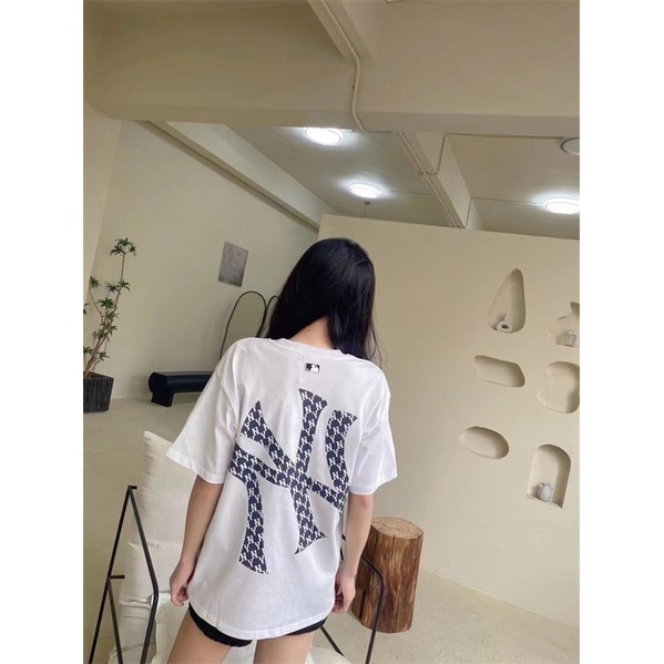 Áo Thun Mùa Hè Tay Ngắn Thêu logo Trước Ngực M8 &amp; I &amp; 8B Phong Cách unisex Lưng