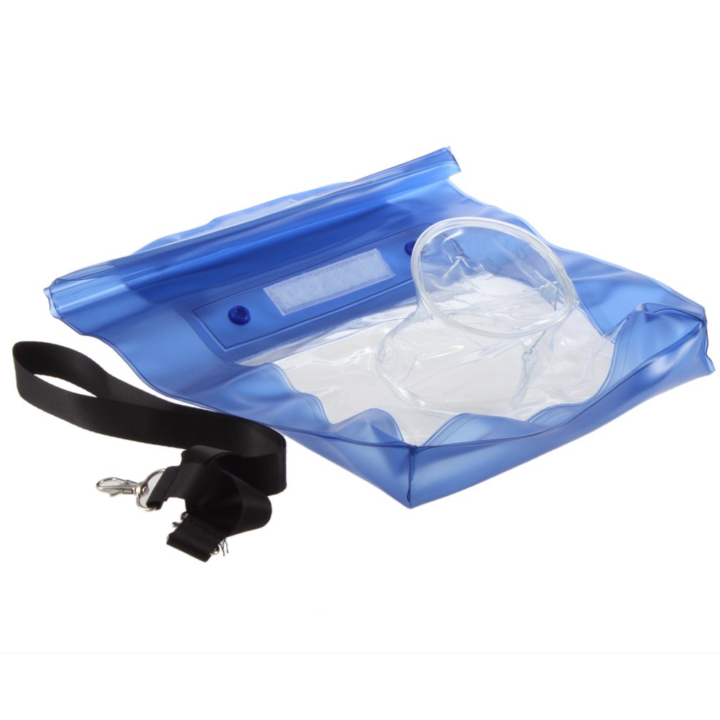 Camera Bag Waterproof Outdoor Underwater Housing Transparent Case Dry Bags Cameras Accessory For Canons Nikons [Q/13]