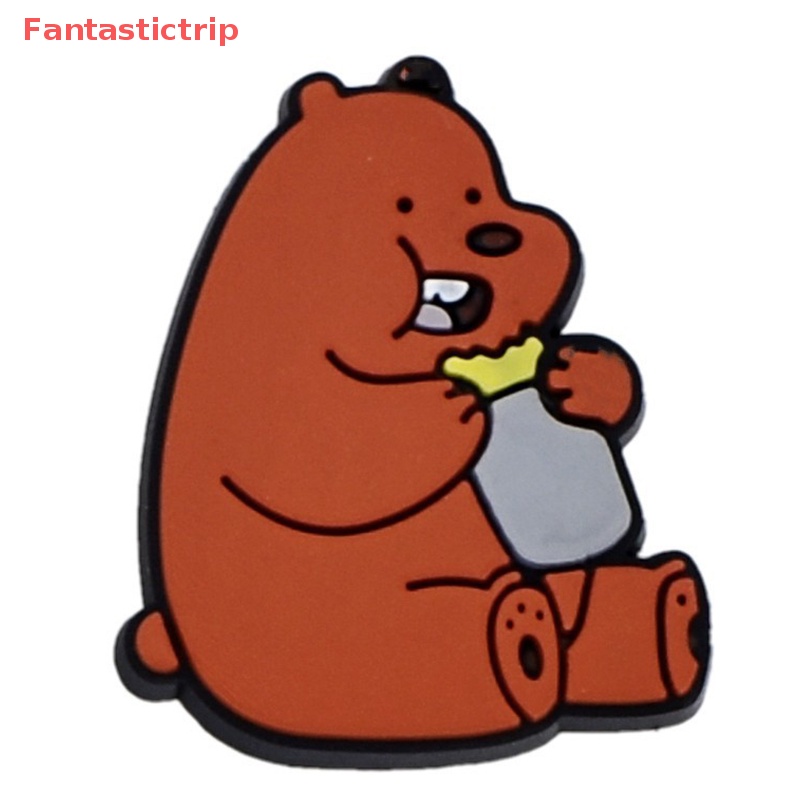 [Fantastictrip] Set 10 Kẹp Hình Gấu Hoạt Hình Dễ Thương Trang Trí Sân Vườn Cho Nữ