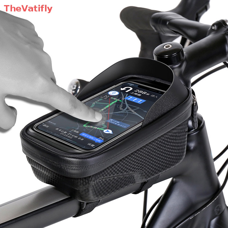 [Thevalifly] Túi Đựng Điện Thoại Chống Nước Gắn Khung Trước Xe Đạp Leo Núi