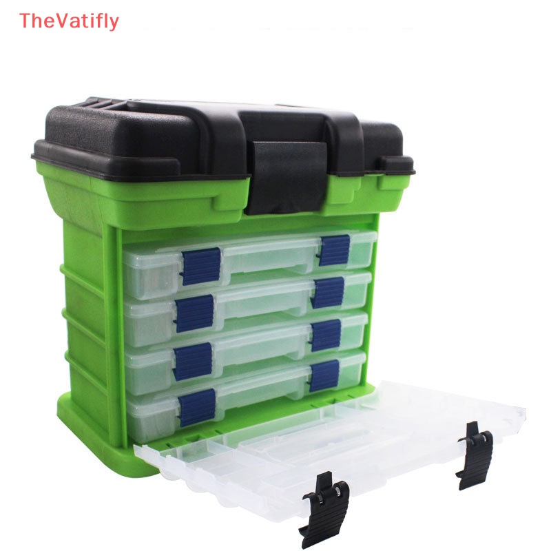 Hộp Đựng Mồi Câu Cá 4 Tầng Sức Chứa Lớn Độ Bền Cao