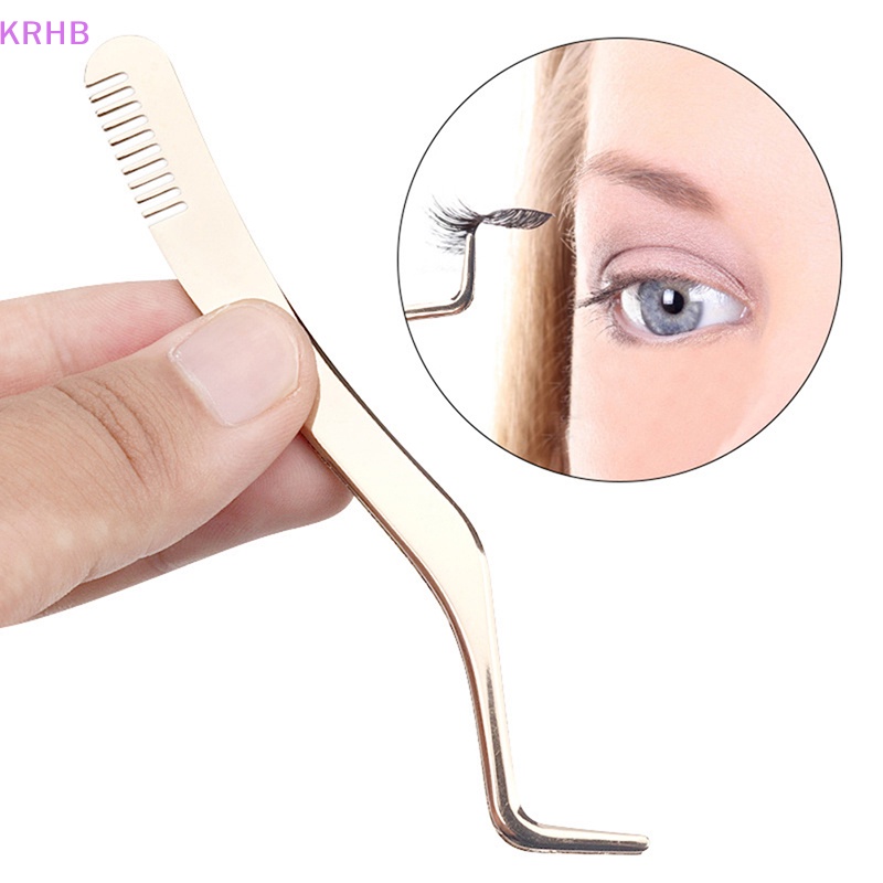 Nhíp Gắp Lông Mi Giả Kèm Lược Tiện Dụng Mới