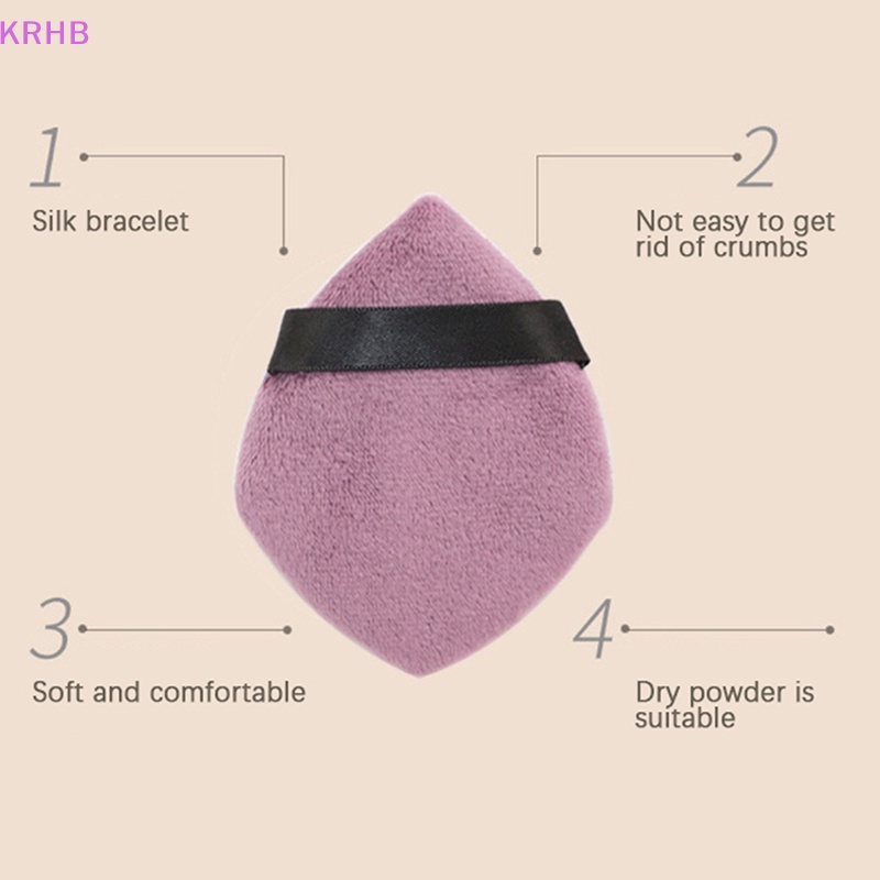 Set 2 Mút Trang Điểm Cotton Mini Hình Viên Kim Cương Mới