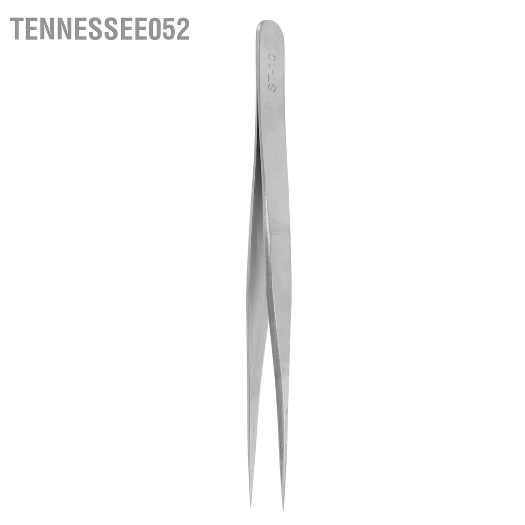 Tennessee052 Nhíp sửa chữa đồng hồ bằng thép không gỉ trang sức chính xác đầu nhọn cho linh kiện điện tử ST10