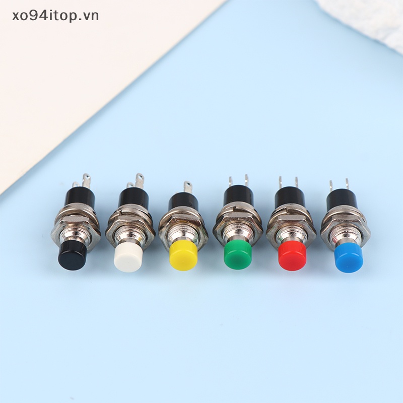 Set 10 Công Tắc Nút Nhấn PBS-110 7MM