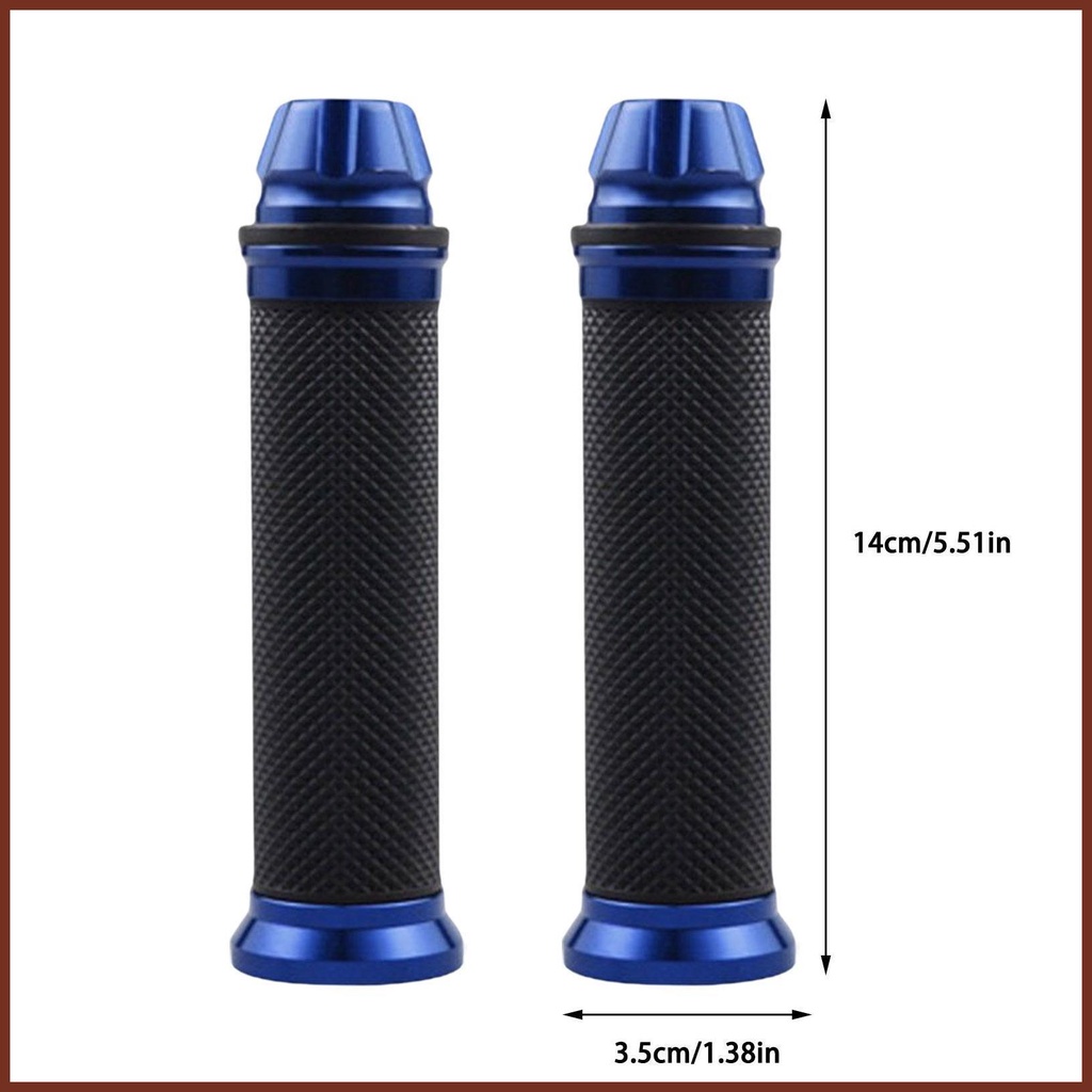 Set 2 Vỏ Bọc Tay Lái Xe Mô Tô Harley Honda Suzuki hao Hayisvn Bằng Cao Su Chống Rung