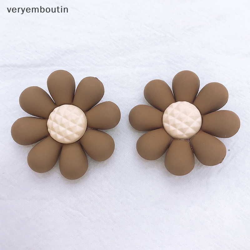 Set 10 Kẹp Tóc Hình Hoa Hướng Dương Nhiều Màu Sắc Chất Lượng Cao