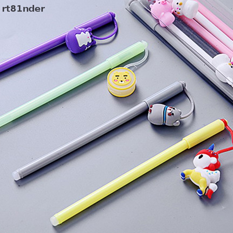 Rt set 6 Bút Mực Nước Có Thể Xóa Được Họa Tiết Hoạt Hình Dành Cho Học Sinh / Văn Phòng