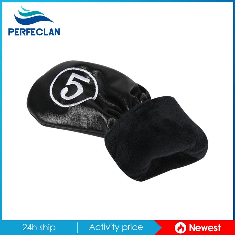 Set 10 Vỏ Bọc Gậy Đánh Golf Thêu Họa Tiết