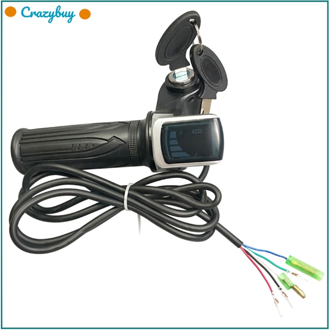 Bộ Điều Khiển Tốc Độ Tay Lái CR 36v48v60v Màn Hình Lcd Cho Xe Đạp Điện