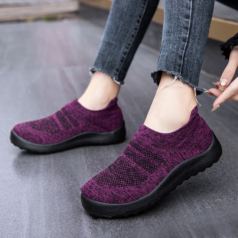 Giày Cao Su Mềm Siêu Nhẹ Thời Trang Hàn Quốc Cho Nữ size 35-44