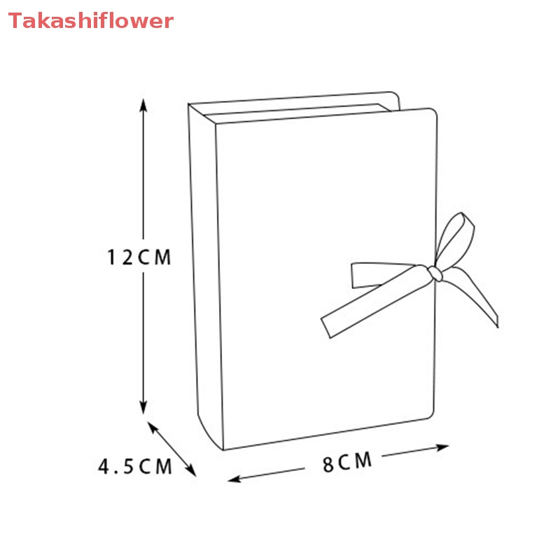 Hộp Đựng Kẹo Hình Cuốn Sách Sáng Tạo Kèm Dây Ruy Băng