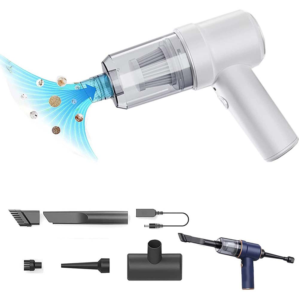 Handheld car wireless blowing and suction integrated vacuum cleaner
