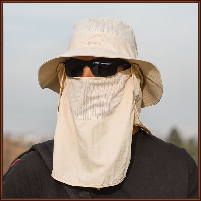 Mũ Rộng Vành Chống Nắng Thoáng Khí Khô Nhanh Thời Trang Mùa Hè Cho Nam Và Nữ