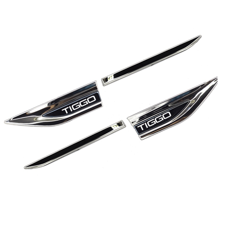 FENDER Miếng Dán Kim Loại Trang Trí Tấm Chắn Bùn Xe Hơi Chery Tiggo 5 7 8 Pro