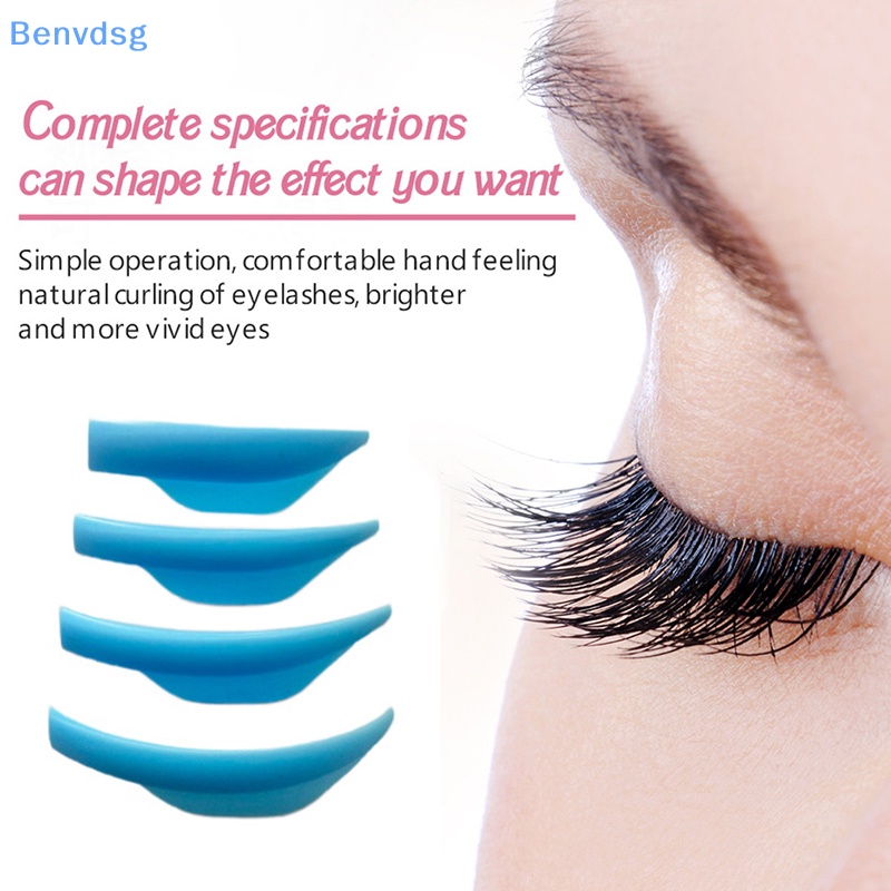 Bộ 4 Cặp Đệm Silicone Hỗ Trợ Uốn Mi Giả