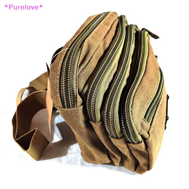 Túi Canvas Đeo Hông Đựng Điện Thoại Chất Lượng Cao Phong Cách Vintage Cho Nam Mới