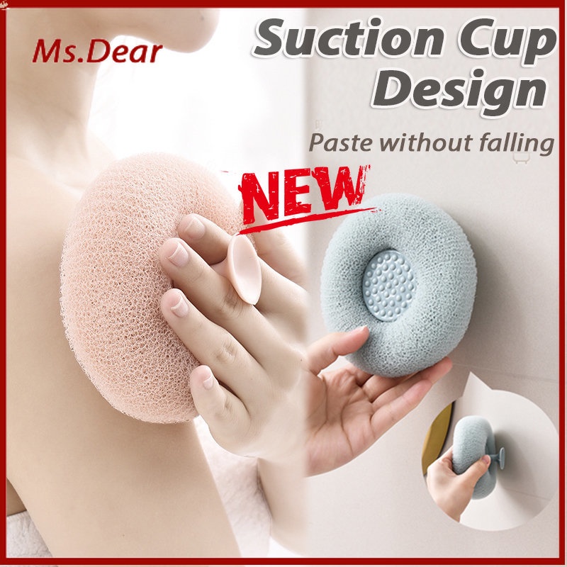 Bông Tắm Hai Trong Một Phong Cách Nhật Bản Dùng Mát Xa Tẩy Tế Bào Chết Cho Da Lưng,Bông Tắm Bằng Xơ Mướp Tự Nhiên An Toàn Cho Sức Khỏe