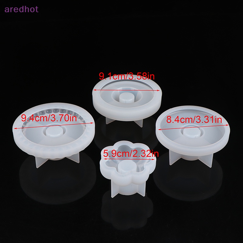 1 Khuôn Silicone Tròn Làm Bánh Hình Bông Hoa Mới